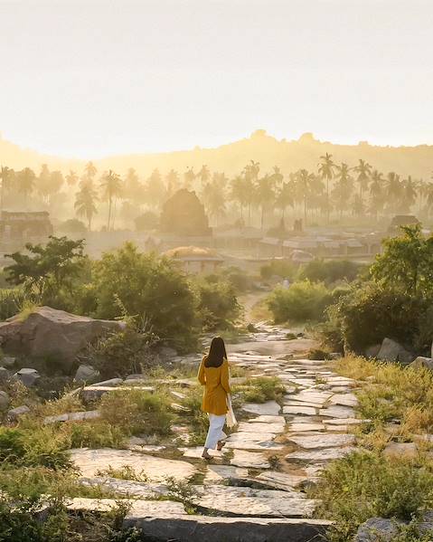 Voyages itinérants Inde - Karnataka - Mysore - Hassan - Hampi - Hubli - Badami - Goa