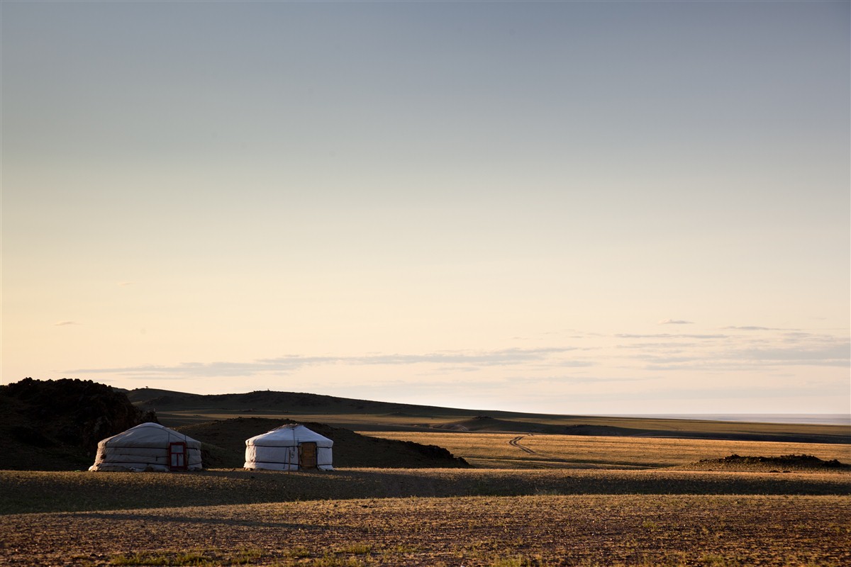 yourtes en Mongolie