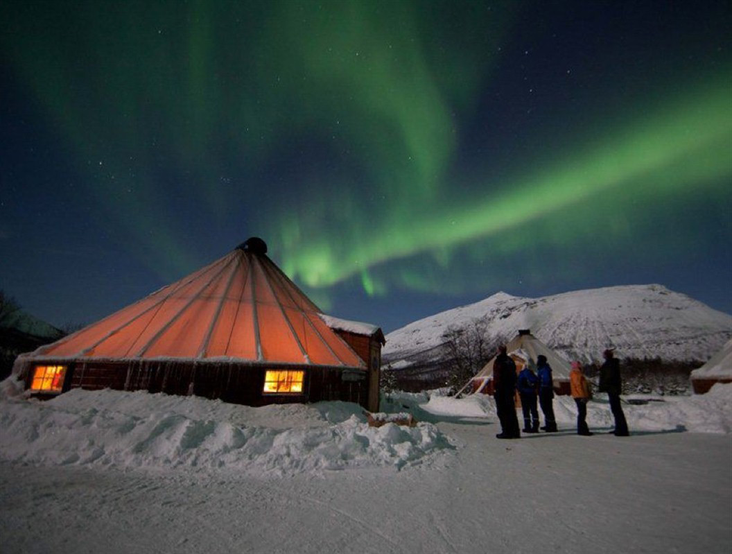 Aurores boréales à Tromso