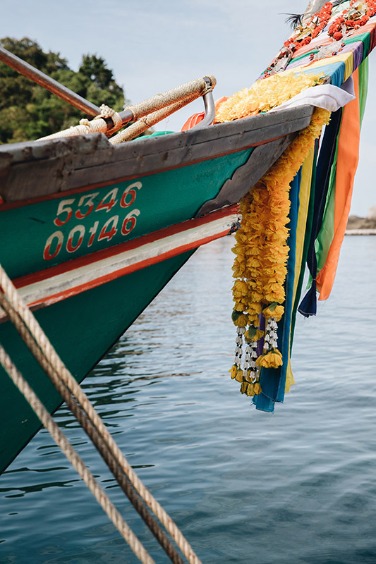 bateau à Koh Poda