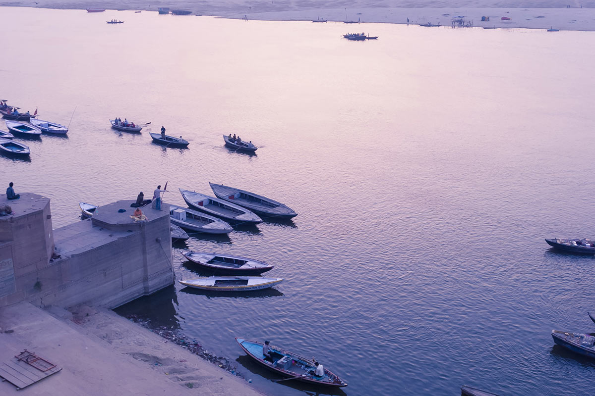 Bateaux en Inde