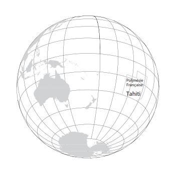 Carte de la Polyn&eacute;sie
