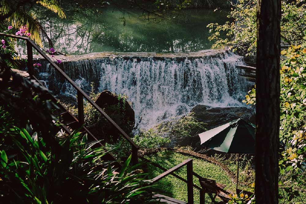 Chute d'eau au Belize