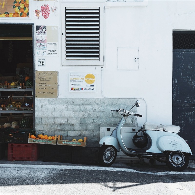 scooter à Naples