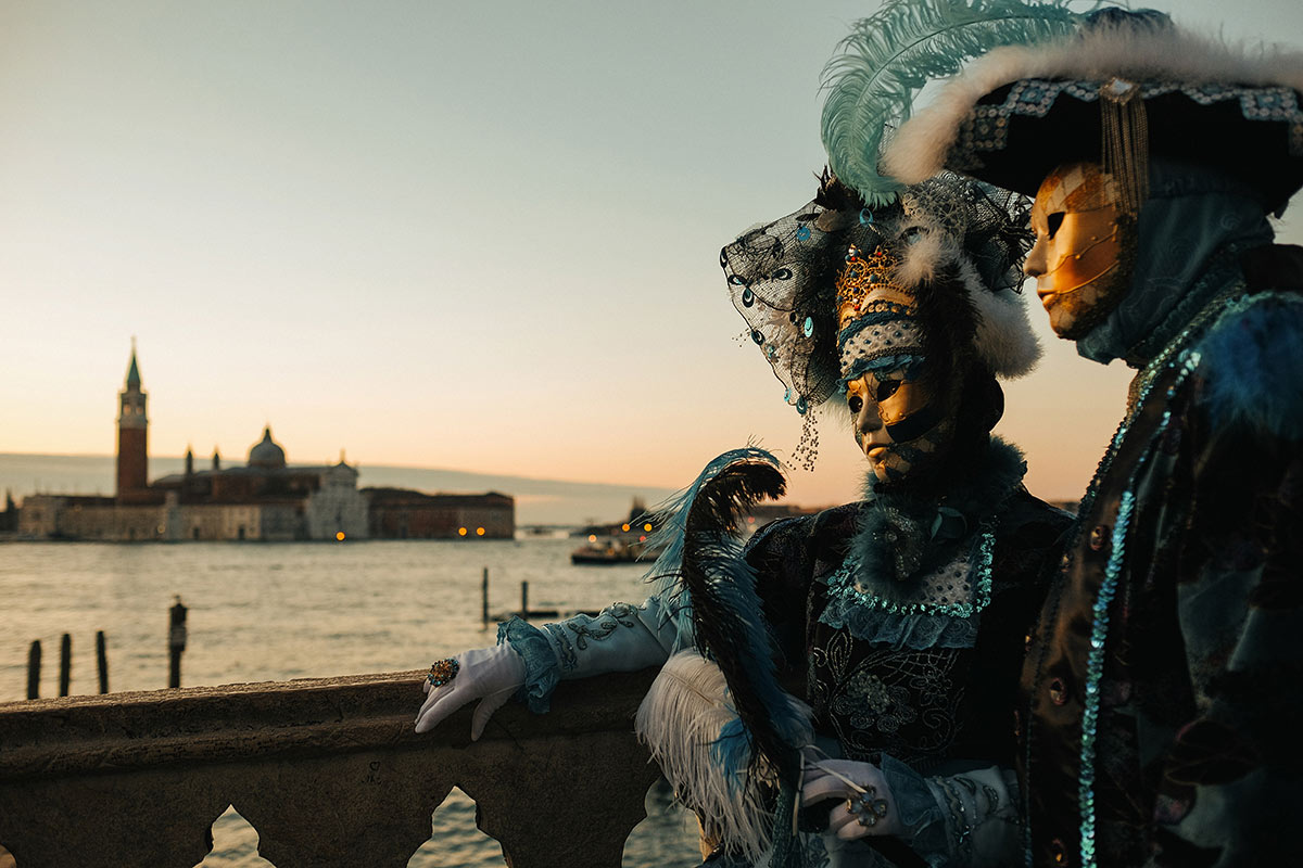 Couple maqué à Venise