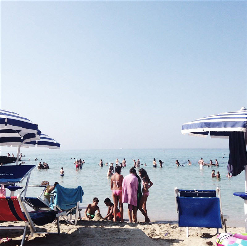 Enfants sur la plage