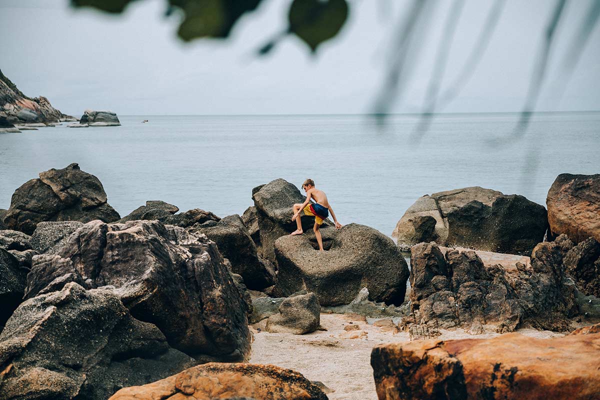 plage de Koh Phangan, Thailande