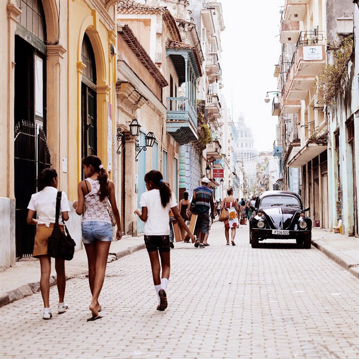 Enfants dans les rue de la havane