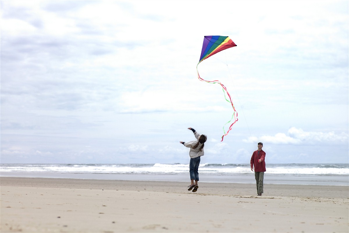 Enfants sur la plage aux USA