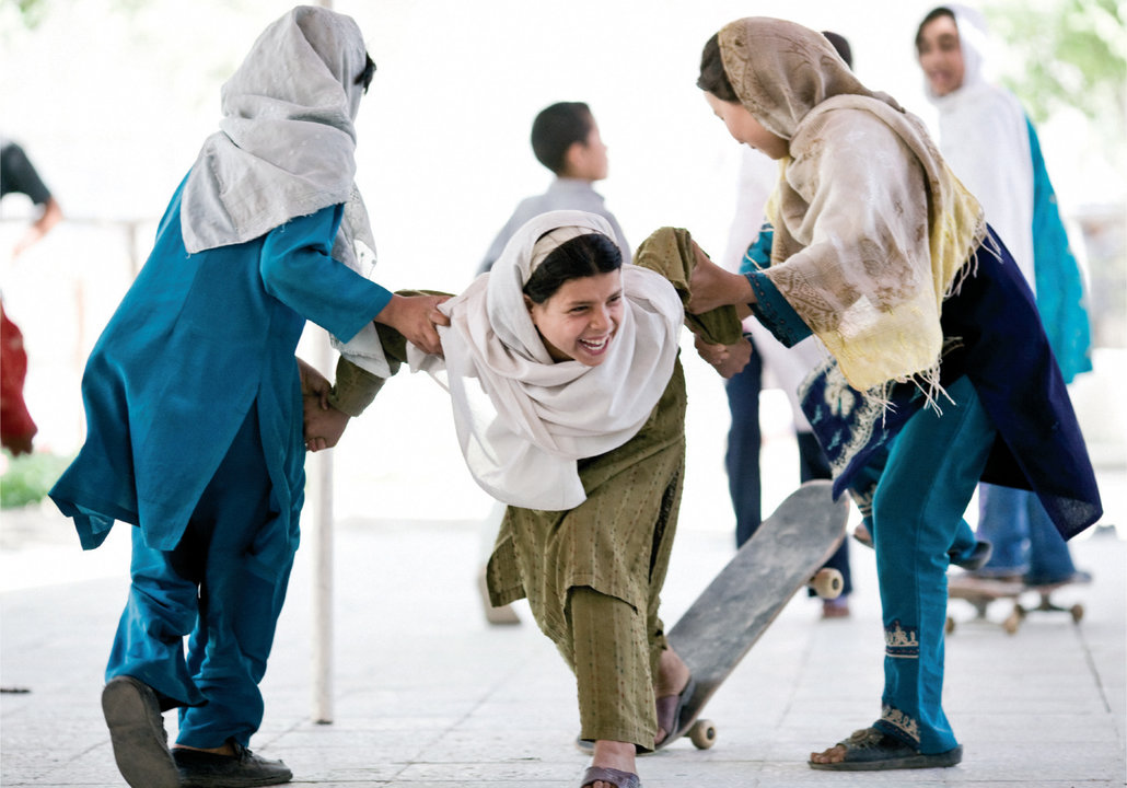 filles qui font du skate