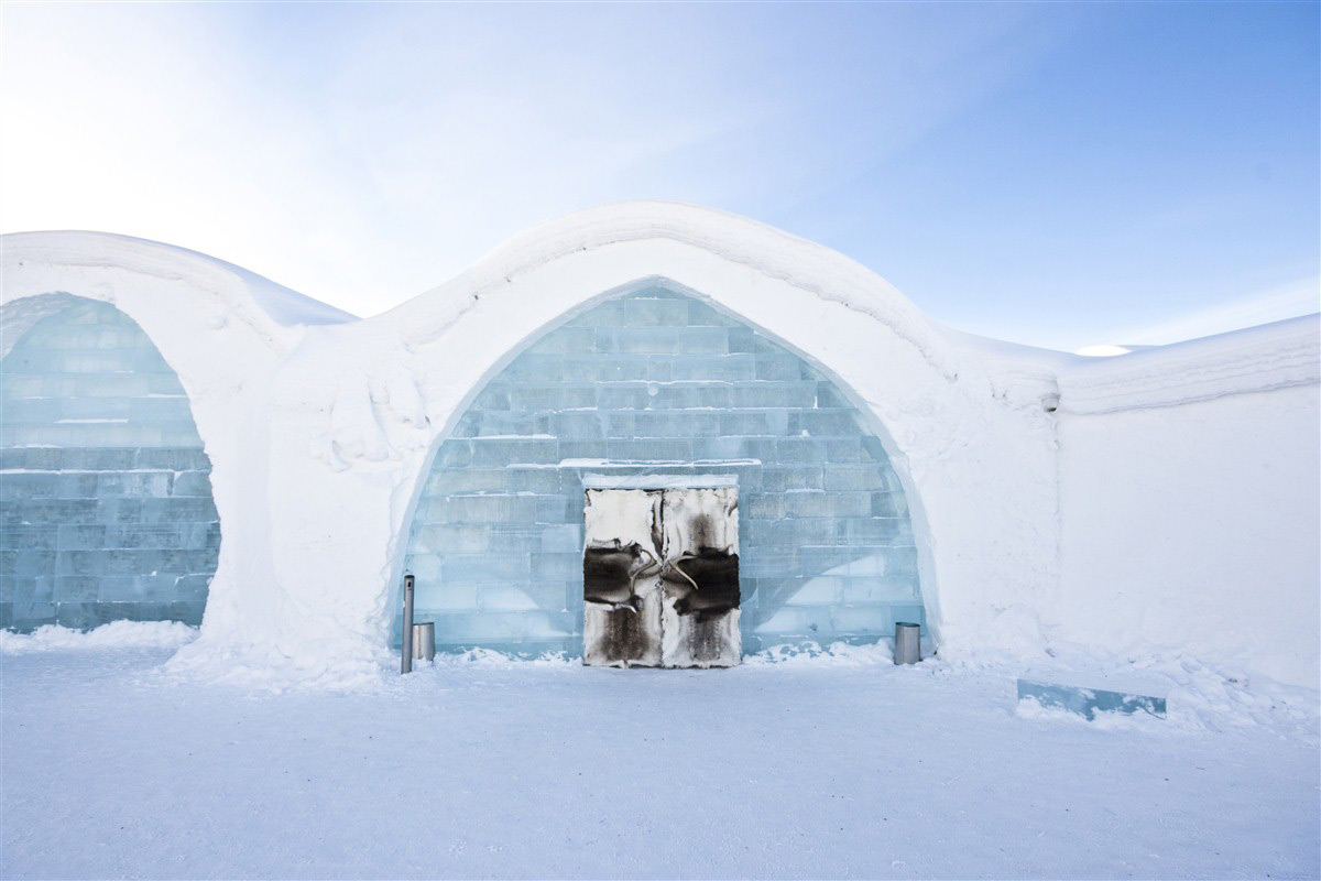 igloo avec des enfants