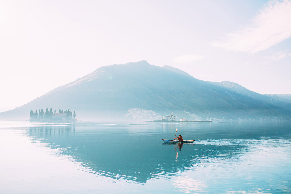 Kotor en kayak