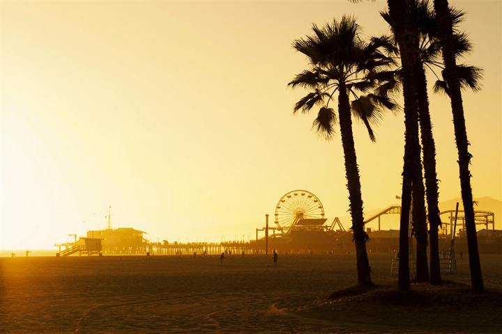 La grand roue de Santa Monica