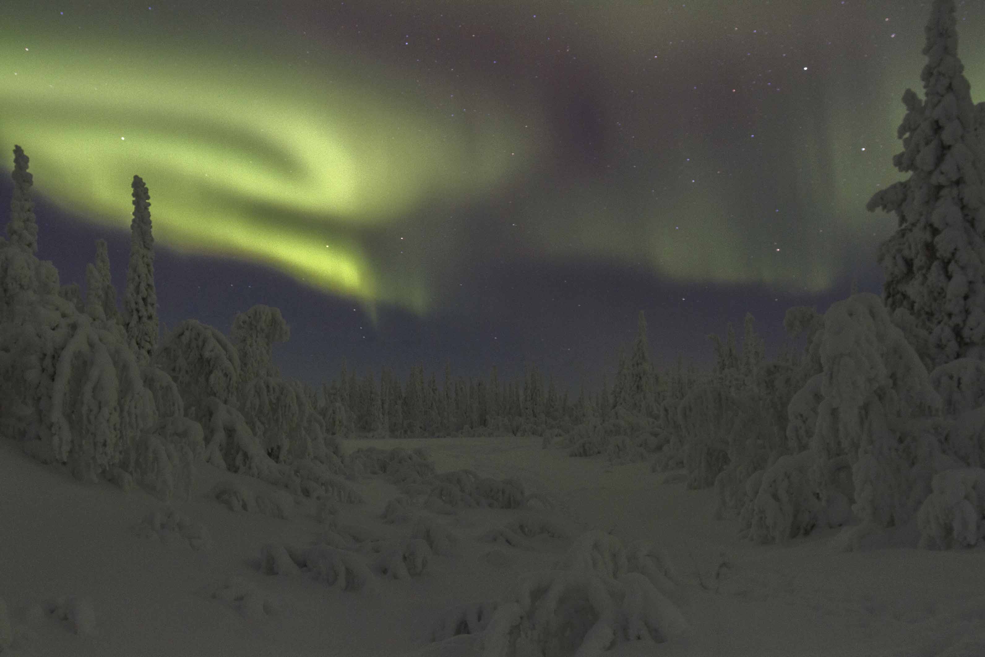 aurores boreales finlande