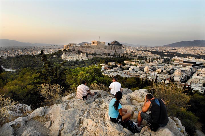 vue sur Athènes