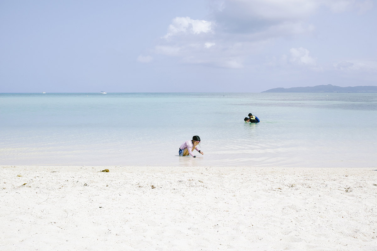 Plage au Japon