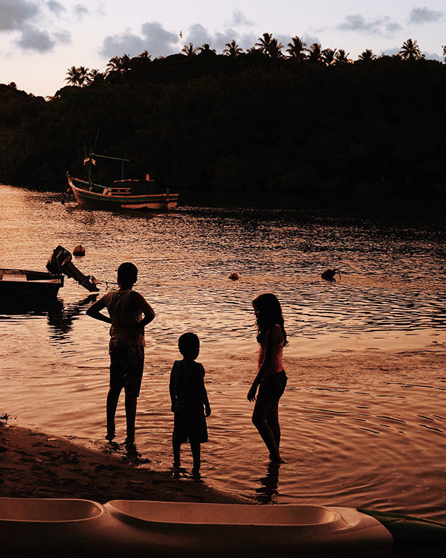 Plage dans le Pantanal