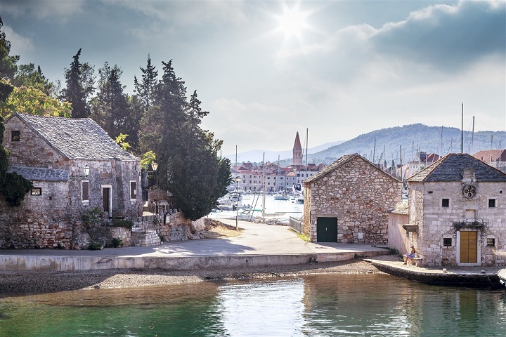 Plage à Hvar