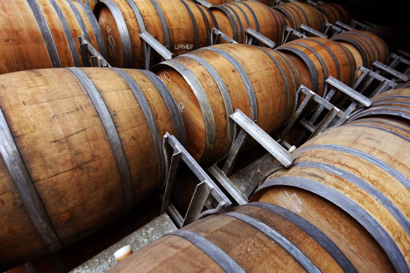 Tonneau de vin dans la Hunter Valley Australie