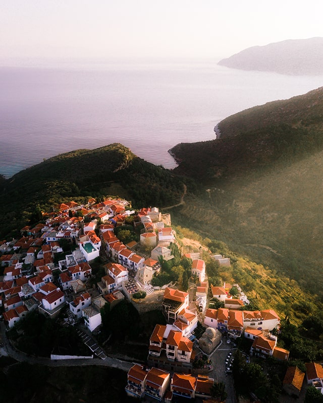 Vue aérienne Alonissos