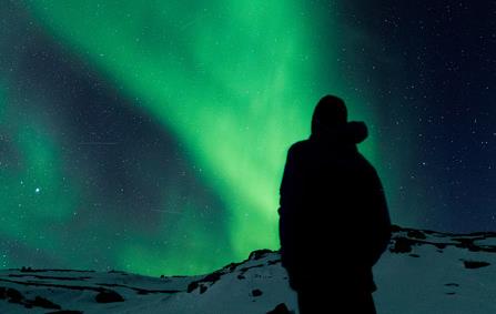 Observation des aurores boréales en Norvège