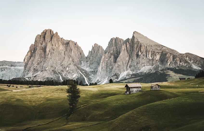 Les Dolomites, carte postale du vertige