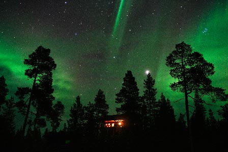 Où voir des aurores boréales en Finlande ?